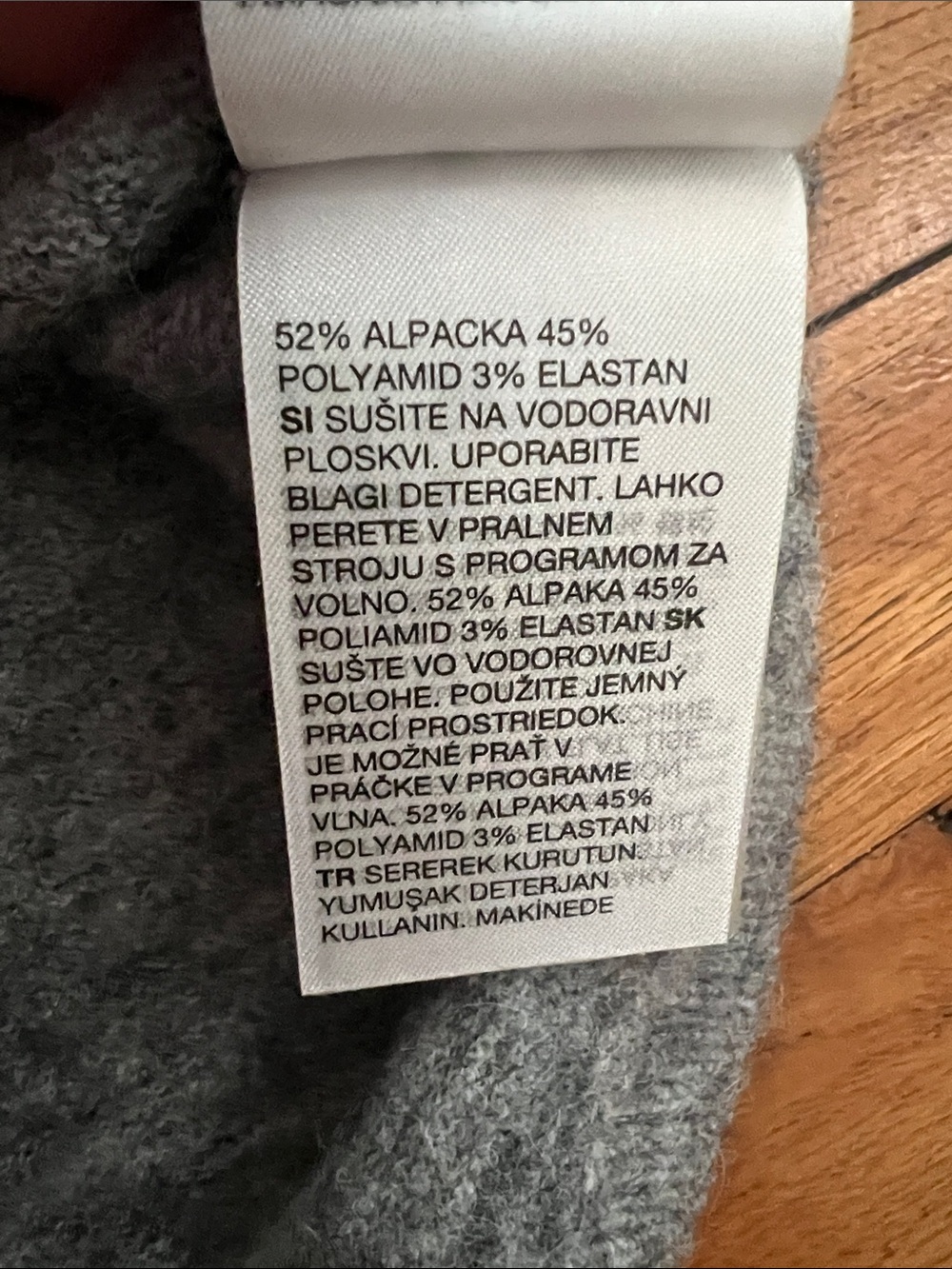 & Other Stories Gray Marled Crewneck Sweater - Picture 6 of 7